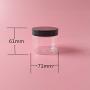 Pet Plastic Clear Jar Container Storage Cosmetic Oil Cream Food 50ml 100ml 150ml