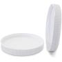 2 Pack - 1 Gallon Glass Jar Wide Mouth with Airtight Foam Lined Plastic Lid - Safe Mason Jar for Fermenting Kombucha Kefir - Pickling, Storing and Canning
