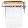 New Household Glass Storage Tank Sealed Clip Cover Transparent Storage Jar Food Storage Bottle,900Ml
