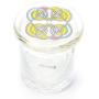 Glass Storage Jars Food Safe | Celtic Knots | Multiple Sizes & Designs |Air Tight Smell Proof (Celt Circle, Large)