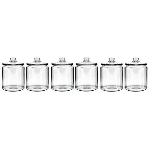 Anchor Hocking Heritage Hill Glass 0.5 Gallon Storage Jar (Pack of 6)