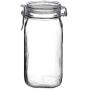 Bormioli Rocco Fido Clear Jar, 50.75 Oz, 50.75 Ounce,