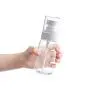 JOSALINAS 4PCS Airless Pump Bottle 2oz/60ml Plastic Empty Clear Refillable Travel Container Dispenser for Lotion Creams foundation