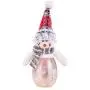 LIOOBO Christmas Candy Jar Snowman Santa Clear Plastic Candy Jar Gift Bottle Holder Decorative Candy Box for Christmas Party Favor
