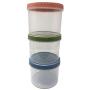 Plastic Mason Jars | 6 Plastic Jars with Lids 16 Ounce in 3 Unique Colors | Dishwasher and Microwave Safe Wide Mouth Plastic Jar | Made from BPA-Free, Commercial-Grade PP Plastic