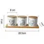 Mini Spice Jars Creative ceramic seasoning jar kitchen household spice box restaurant supplies