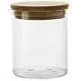 ZAQXSW Glass transparent sealed cans tea cans seasoning jar bamboo lid coffee storage bottle household storage bottle (Size : 450ml) ZAQXSW Glass transparent sealed cans tea cans seasoning jar bamboo lid coffee storage bottle household storage bottle (Size : 450ml)
