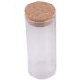 Glass Kitchen Canister Snack Sugar Tea Storage Jar Bottle Transparent with Cork