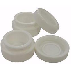 Elevated Equipment Silicone Wax Concentrate Container Jar 5ML Set of 20 (White)