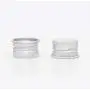 12PCS 10ml/0.3oz Clear Plastic Bottle Tube Empty Refillable Travel Makeup Sample Packing Storage Container Pot Jar Vial Dispenser with Aluminum Cap for Facial Cream Shampoo Shower Gel Lotion
