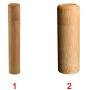 Tea Canister Portable Bamboo Handmade und Lid Container Natural Holder Jar Storage Box(3.6x13cm)