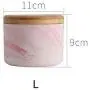 Chic Marble Pattern With Wood Cover Superior Minimalist Elegant Luxury Salt Sugar Storage Jar Home Organizer And For Cigarette,L Pink Chic Marble Pattern With Wood Cover Superior Minimalist Elegant Luxury Salt Sugar Storage Jar Home Organizer And For Cigarette,L Pink