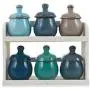 Villa dEste Home Tivoli Jars with Stand, Ceramic, Multicoloured, One Size