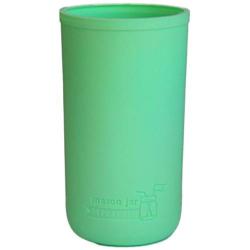 MJL Pint & Half Silicone Sleeve for Ball Mason Jars (Mint Green)