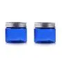 2PCS Pots de Récipient Bleu Cobalt 50ml/1.7oz en PET Plastique, Récipients Vides Rechargeables avec Bouchon Aluminium et Tampon Intérieur pour Crèmes, Lotions, Pommades, Cosmétiques 2PCS Pots de Récipient Bleu Cobalt 50ml/1.7oz en PET Plastique, Récipients Vides Rechargeables avec Bouchon Aluminium et Tampon Intérieur pour Crèmes, Lotions, Pommades, Cosmétiques