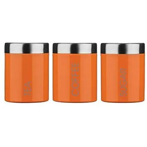 Premier Housewares Liberty Tee & Kaffe- und Zucker-Set aus 3 - Orange