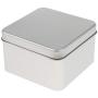 joyMerit Set of 3 Small Tin Box Container, Square Empty Tin Storage Case (9x9x5.5 cm)