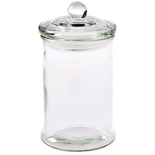 Kitchen Food Storage Jar Airtight Food Storage Kitchen Glass Jar Moisture-Proof Home Multi-Purpose Jam Bottle Cruet Transparent Glass Sealed Canister (Color : 370ml)