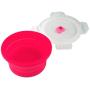 uirend Silicone Sealed Lunch Box - Square Storage Jars with Lids Microwave Freezer Box Reusable Seal Airtight Fruit Picnic Lunches Meal Prep