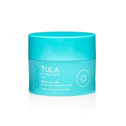 TULA Probiotic Skin Care Detox in a Jar Exfoliating Treatment Mask with Hydrating Vitamin E, Soybean Oil and Bentonite Clay | 1.7 oz