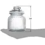 Exclusive Line Ripple Food Storage Tall Glass Jar Canister with Airtight Lid, 42.5 Ounces, 31.8 Ounces, 21.3 Ounces - 3-Piece Set Exclusive Line Ripple Food Storage Tall Glass Jar Canister with Airtight Lid, 42.5 Ounces, 31.8 Ounces, 21.3 Ounces - 3-Piece Set