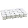 Pinnacle Mercantile 2 oz Glass Jars Containers Spice Straight Sided with White Metal Lids 24 ct case