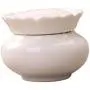 joyMerit Ceramic Storage Jar with Lids, Food Storage Canister for Serving Tea, Coffee, Spice and More - White