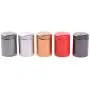 VEIREN 5 Pieces Metal Tea Canisters Sealed Sugar Candy Spices Jars Coffee Beans Bottles Round Seasoning Storage Container with Lids for Home and Kitchen, Multi-color VEIREN 5 Pieces Metal Tea Canisters Sealed Sugar Candy Spices Jars Coffee Beans Bottles Round Seasoning Storage Container with Lids for Home and Kitchen, Multi-color