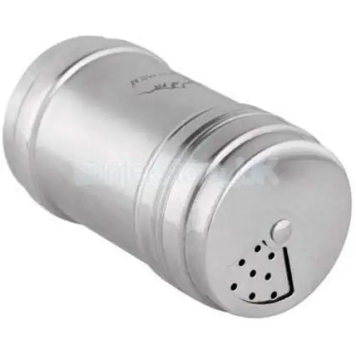 Fenfangxilas Condiment Storage Jar, Portable Stainless Steel Condiment Shaker Salt Pepper Spice Storage Bottle Jar for Restaurant Hotel Kitchen Tool Fenfangxilas Condiment Storage Jar, Portable Stainless Steel Condiment Shaker Salt Pepper Spice Storage Bottle Jar for Restaurant Hotel Kitchen Tool