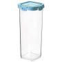Lebensmittelbehälter Food Savers Lebensmittel-Aufbewahrungskasten Superimposable Getreidespeicher mit Deckel Plastikbehälter, Geschirrspüler, 3 Farben, 3 Größen (Farbe: A, Größe: 12,5 x 10,5 cm)