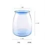 Dicht verschlossene Behälter, Glasflaschen, Tanks, Lebensmittelbehälter, farbig, sicher, ungiftig, 1000 ml