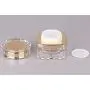 1PCS 30ml/1oz Empty Refillable Clear Upscale Acrylic Cosmetic Face Cream Lotion Make-up Bottles Jars with Gold Screw Lid and Plastic Liner Hand Pad for Makeup Sample Packing Pot Storage Container 1PCS 30ml/1oz Empty Refillable Clear Upscale Acrylic Cosmetic Face Cream Lotion Make-up Bottles Jars with Gold Screw Lid and Plastic Liner Hand Pad for Makeup Sample Packing Pot Storage Container