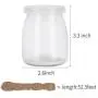 Glass Jars, Betrome 7 oz Pudding Yogurt Storage Jar for Milk, Jam,Mousse,Yogurt,Wedding Favors, Shower Favors, Baby Foods(40 Pack) Glass Jars, Betrome 7 oz Pudding Yogurt Storage Jar for Milk, Jam,Mousse,Yogurt,Wedding Favors, Shower Favors, Baby Foods(40 Pack)