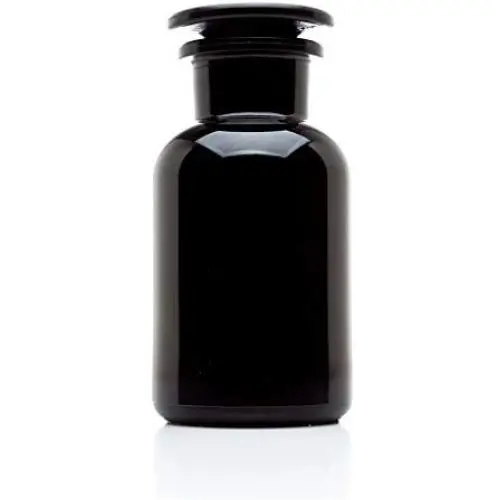 Bouteilles vides en verre 250 ml Noir Ultraviolet Réutilisables Apothecary (Bouteilles de conservation)