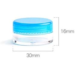 Cosmetic Storage Cosmetics Jar 5Pcs/Set Round Bottle Box Transparent Portable 10Pcs/Set Makeup Cream Plastic Nail Art,Transparent5Pcs