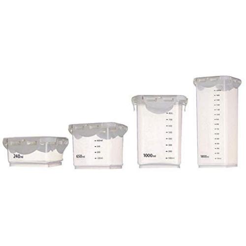 SUHAPPY Küchen-Aufbewahrungsboxen für Trockenfrüchte Snacks – 240/650/1000/1800ml