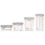 SUHAPPY Kitchen Graduated Food Storage Boxes for Dried Fruit Snacks 240/650/1000/1800ML