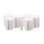 50 Pcs White Empty Plastic Round Lip Balm Tube Container Refillable Lipstick Vials Bottle Jar DIY Hair Dye Cream Storage Beauty Tools For Girls Daily Use (5g/0.17oz)