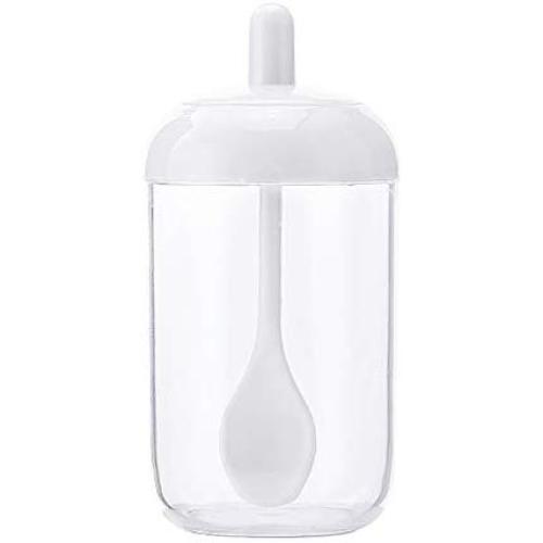 Kitchen Airtight Food Storage Containers, Lifechange Storage Bags Snacks Pantry & Kitchen Container Spice Jar with Lids,Spoon Clear Plastic BPA-Free - Keeps Food Fresh
