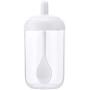 Kitchen Airtight Food Storage Containers, Lifechange Storage Bags Snacks Pantry & Kitchen Container Spice Jar with Lids,Spoon Clear Plastic BPA-Free - Keeps Food Fresh