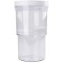 lzndeal Adjustable Storage Container Airtight Cereals Dried Case with Lids