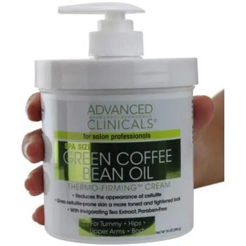 Advanced Clinicals Green Coffee Bean Oil Thermo-firming Cream (16oz)