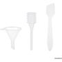 Travel Bottle Set - Refillable - TSA/Airline Approved - 12 Bottles and Jars - 3 Tools (Pipette, Funnel and Mini Spatula) - for Downsized Portions of Your Favorite Cosmetics, Lotions and Creams