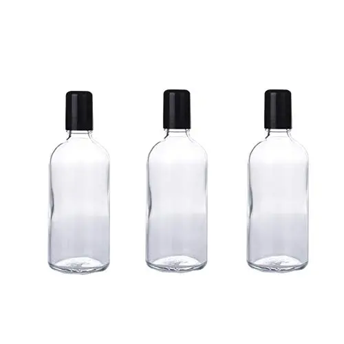 Bouteilles Remplissables en Verre Transparent 3 Pièces avec Pilon en Acier Inoxydable pour Huiles Essentielles, Cosmétiques, Aromathérapie, Médicaments Bouteilles Remplissables en Verre Transparent 3 Pièces avec Pilon en Acier Inoxydable pour Huiles Essentielles, Cosmétiques, Aromathérapie, Médicaments