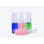 12PCS Flacons Doseurs Plastiques Bleus de 10ML / 0.34oz Sans BPA pour Maquillage, Fond de Teint, Cosmétiques, Sérums, Soins de la Peau, Crèmes, Liquides, Savons, Huiles Essentielles
