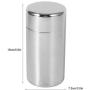 Stainless Steel Tea Tins Canister Food Storage Container Home Kitchen Canisters Loose Leaf Tea Tin for Tea Coffee Sugar Storage (L)