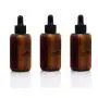 6 STÜCKE 50ML 1,7OZ Braune Leere Farbfläschchen mit Pipette und Schwarzdeckel – Essentiellen Ölen Behälter, Wiederbefüllbar, Tragbar, Kleine Probenbehälter für Reisen und Alltag