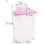Kitchen grains/legumes storage box Storage jar Plastic Transparent with Lid Seal 3-piece set Food Dispensers
