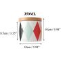 Danmu 1Pc of Lead Free Ceramic Marble Pattern Candy Dish with Wood Airtight Lids Candy Cookie Jar Storage Jar Jewelry Box Buffet Jar Biscuit Coffee Oatmeal Tea Sugar Container (350ML)