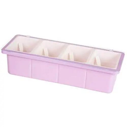 Boîte Multifonctionnelle de Condiments – 4 En 1, Durable, Récipient de Conservation pour Assaisonnements et Pot à Condiments. Boîte Multifonctionnelle de Condiments – 4 En 1, Durable, Récipient de Conservation pour Assaisonnements et Pot à Condiments.